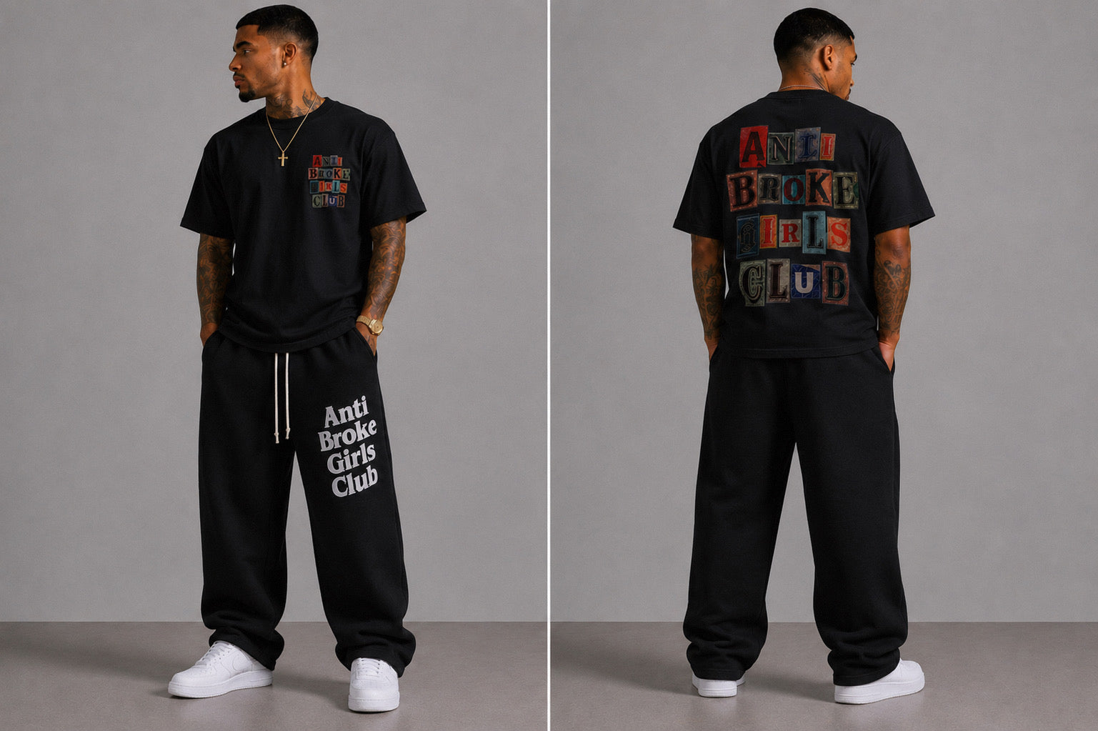 Anti Broke Girls Club Original Logo Sweatpants