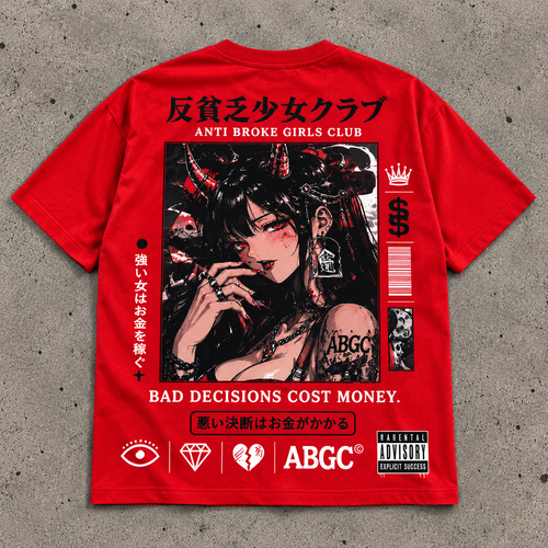 ABGC Bad Decisions Anime Graphic Tee