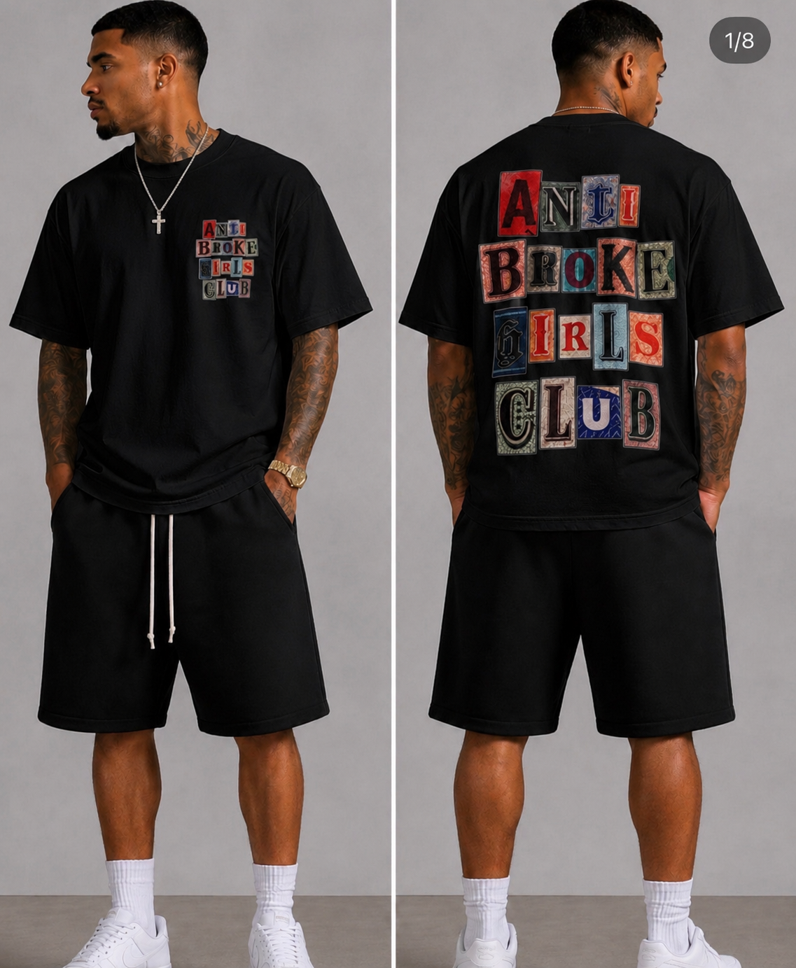 ABGC Cut Different Graphic Tee (Black)