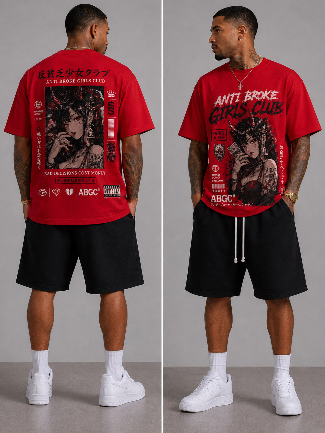 ABGC Bad Decisions Anime Graphic Tee